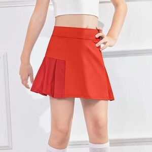 Arshiner Girl's Sport Skirts with Shorts Athletic Pleated Skorts 130cm - US 8